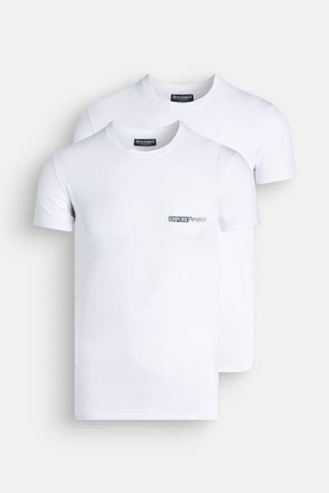 EMPORIO ARMANI 2er-Pack T-Shirt weiß