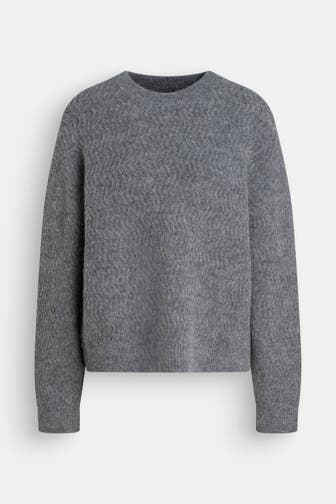 MARC O'POLO DENIM Wollmix-Pullover grau