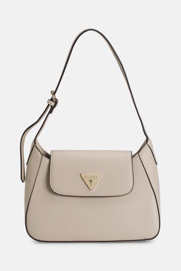GUESS Schultertasche creme