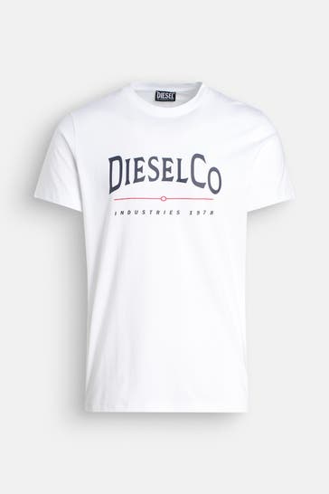 DIESEL T-Shirt weiß