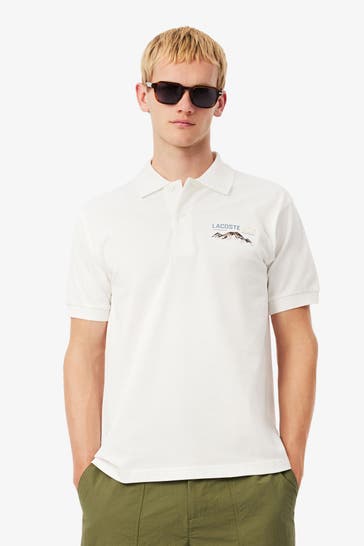 LACOSTE Polo-Shirt weiß