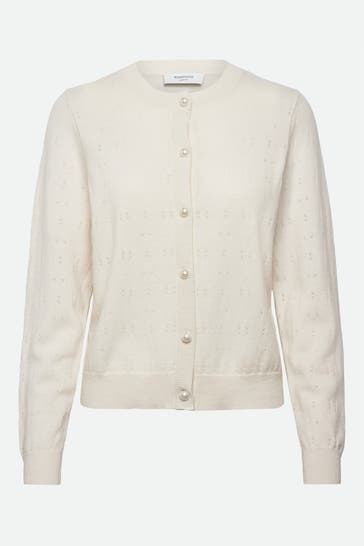 ROSEMUNDE Kaschmirmix-Cardigan 'Laica' ecru