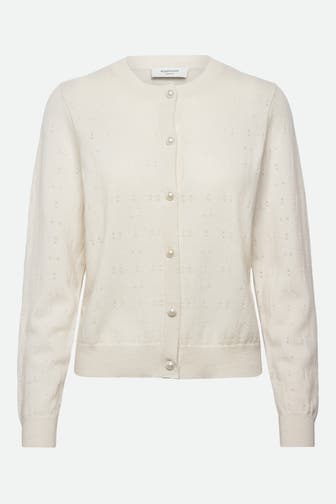 ROSEMUNDE Kaschmirmix-Cardigan 'Laica' ecru