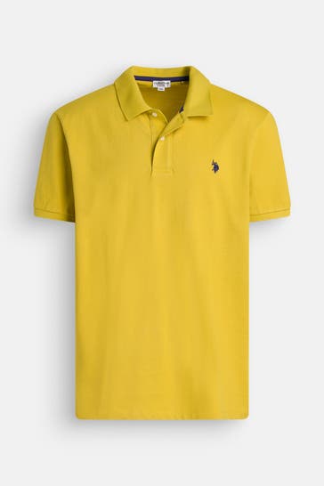 U.S. POLO ASSN. Polo-Shirt 'Mick' sonnengelb