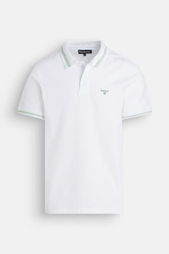 BARBOUR Polo-Shirt weiß
