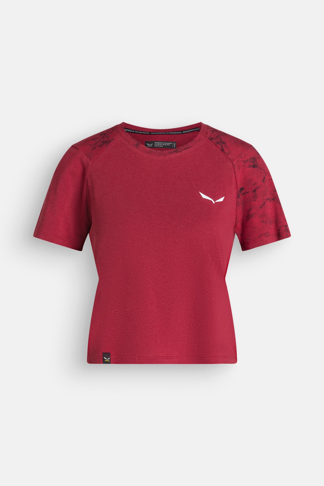 SALEWA Funktionsshirt 'Lavaredo Hemp' weinrot, Bild 1