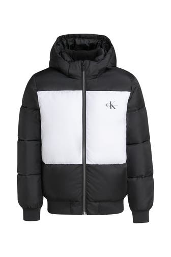 CK JEANS Steppjacke schwarz-weiß