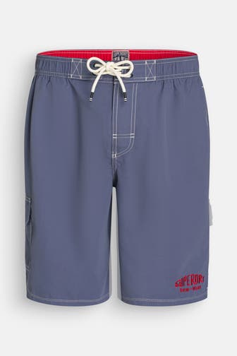 SUPERDRY Badeshorts graublau
