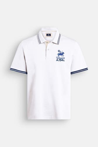 LA MARTINA Polo-Shirt weiß