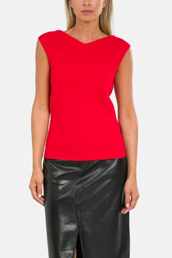 BOSS Top 'Faitini' rot