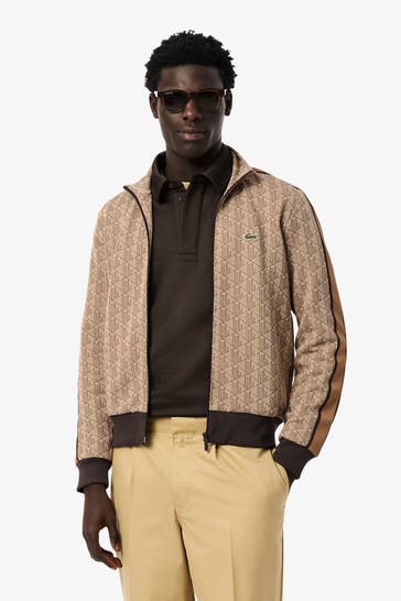 LACOSTE Strickjacke gemustert