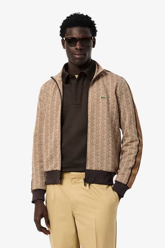 LACOSTE Strickjacke gemustert