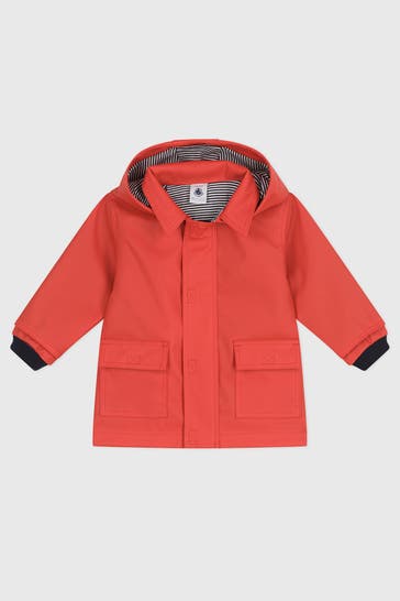 PETIT BATEAU Regenjacke rot