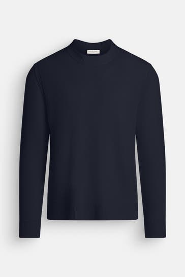 PHIL PETTER Wollpullover dunkelblau