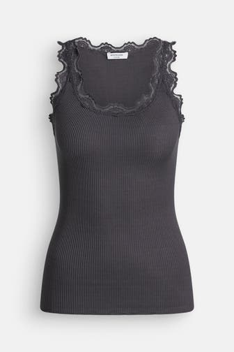 ROSEMUNDE Seidenmix-Top 'Babette' dunkelgrau