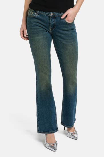 GUESS Jeans bootcut zweifarbig