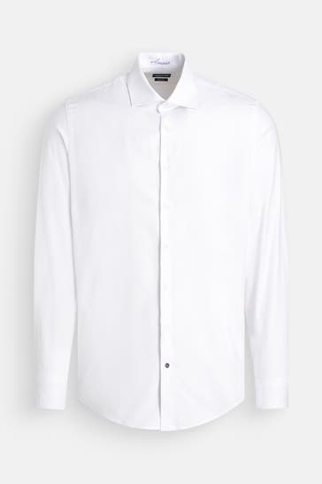 HECHTER Paris Casual-Hemd 'Shark' weiß