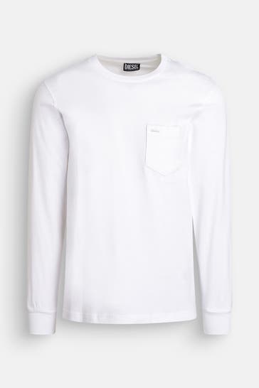 DIESEL Longsleeve weiß
