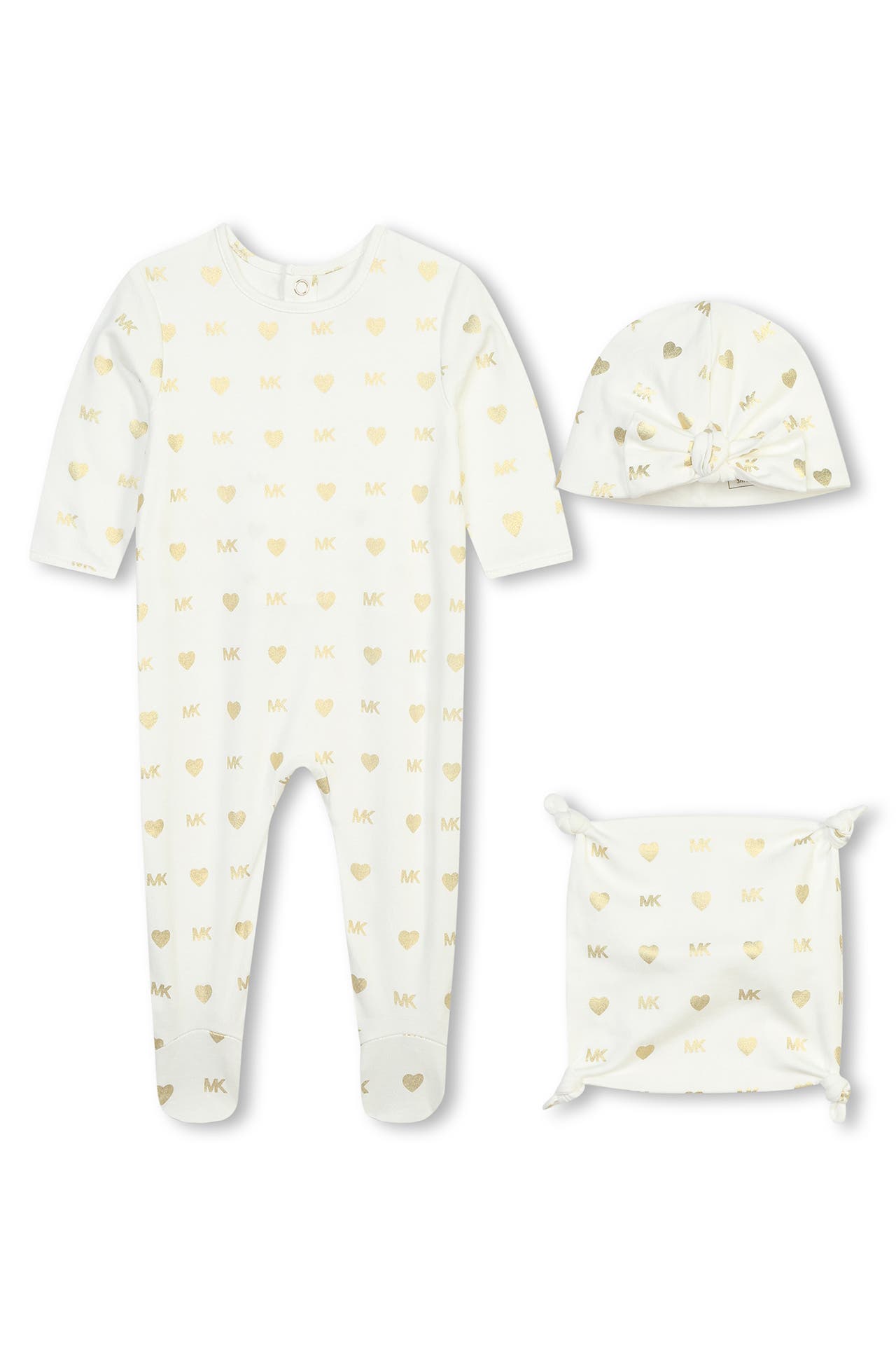 MICHAEL KORS Set: Strampler, Mütze und Tuch, Bild 1