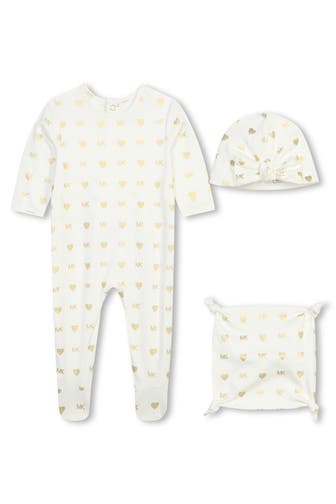 MICHAEL KORS Set: Strampler, Mütze und Tuch