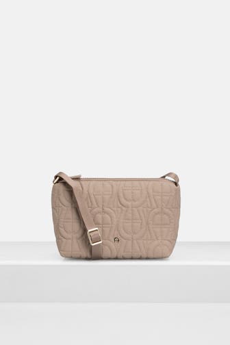 AIGNER Umhängetasche beige