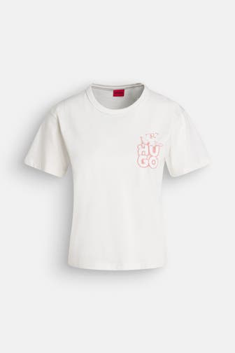 HUGO T-Shirt creme