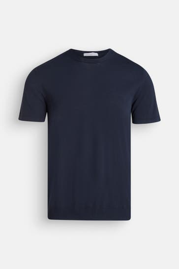 DANIELE FIESOLI Strickshirt schwarzblau