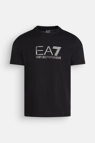 EA7 T-Shirt schwarz