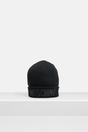 MOSCHINO Wollmütze schwarz