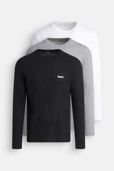 DKNY 3er-Pack Longsleeve 'Warriors' mehrfarbig