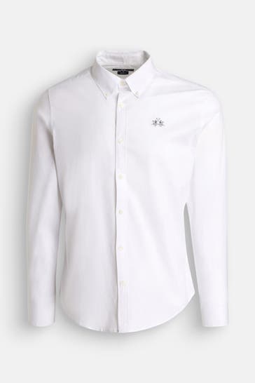 LA MARTINA Casual-Hemd weiß Slim Fit