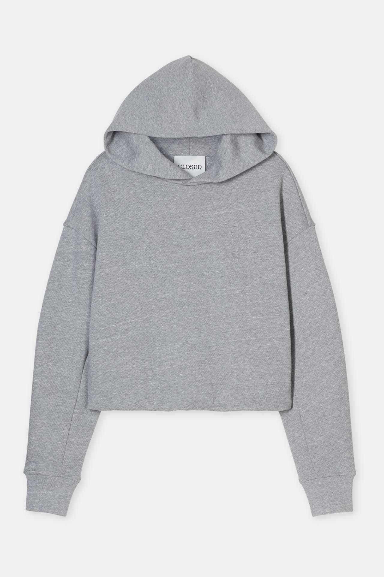 CLOSED Hoodie hellgrau meliert, Bild 1