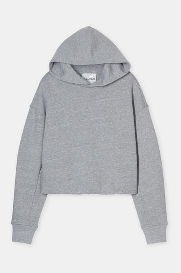 CLOSED Hoodie hellgrau meliert