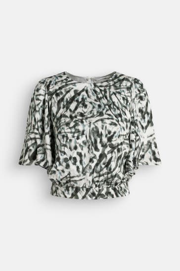 GESTUZ Blusenshirt 'Blumia' gemustert