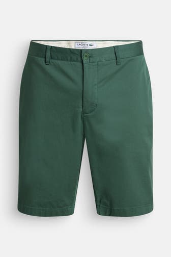 LACOSTE Chino-Shorts waldgrün