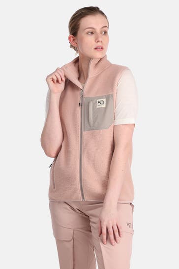 KARI TRAA Weste altrosa