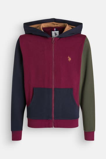 U.S. POLO ASSN. Sweatjacke 'Deny' mehrfarbig