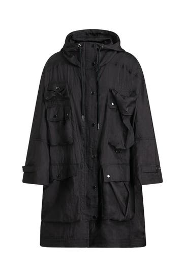 DIESEL Leichter Mantel schwarz