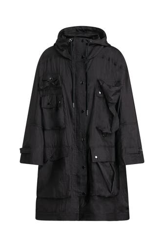 DIESEL Leichter Mantel schwarz