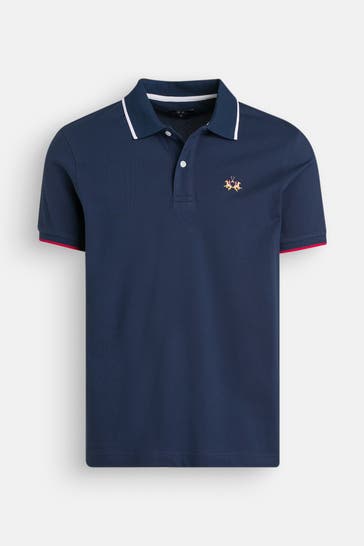 LA MARTINA Polo-Shirt nachtblau