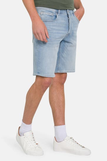 REPLAY Jeansshorts blau