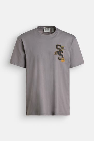 SCOTCH & SODA T-Shirt steingrau