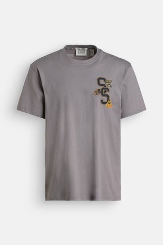 SCOTCH & SODA T-Shirt steingrau