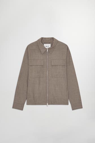 NN07 Overshirt taupe