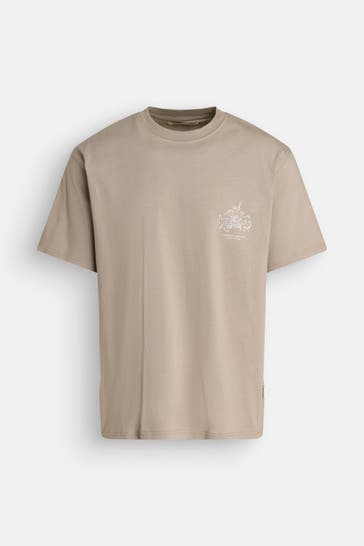 WOODBIRD T-Shirt greige