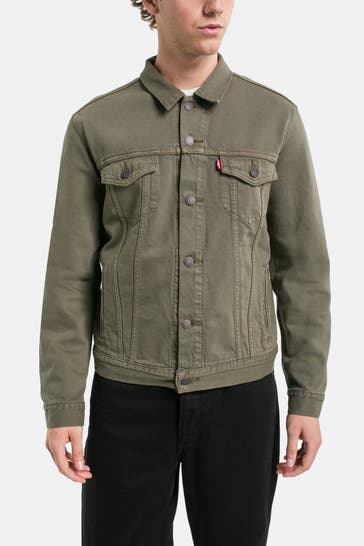 LEVI'S® Jeansjacke 'The Trucker' oliv