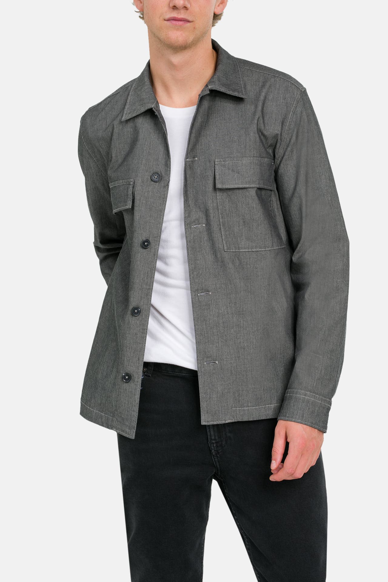 MARC O'POLO Overshirt anthrazit, Bild 1
