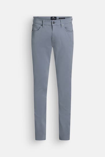 7 FOR ALL MANKIND Stoffhose blaugrau