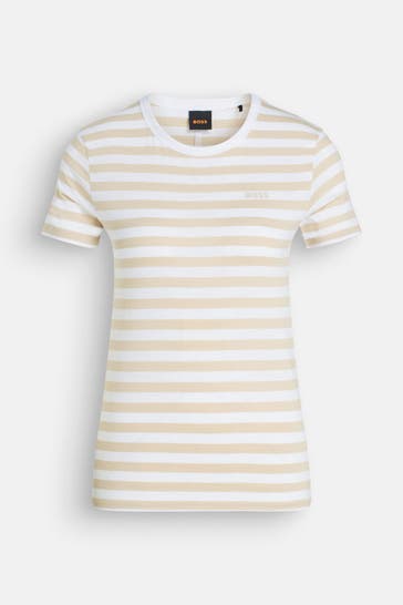 BOSS T-Shirt 'Esla' gestreift