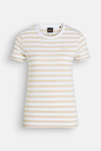 BOSS T-Shirt 'Esla' gestreift